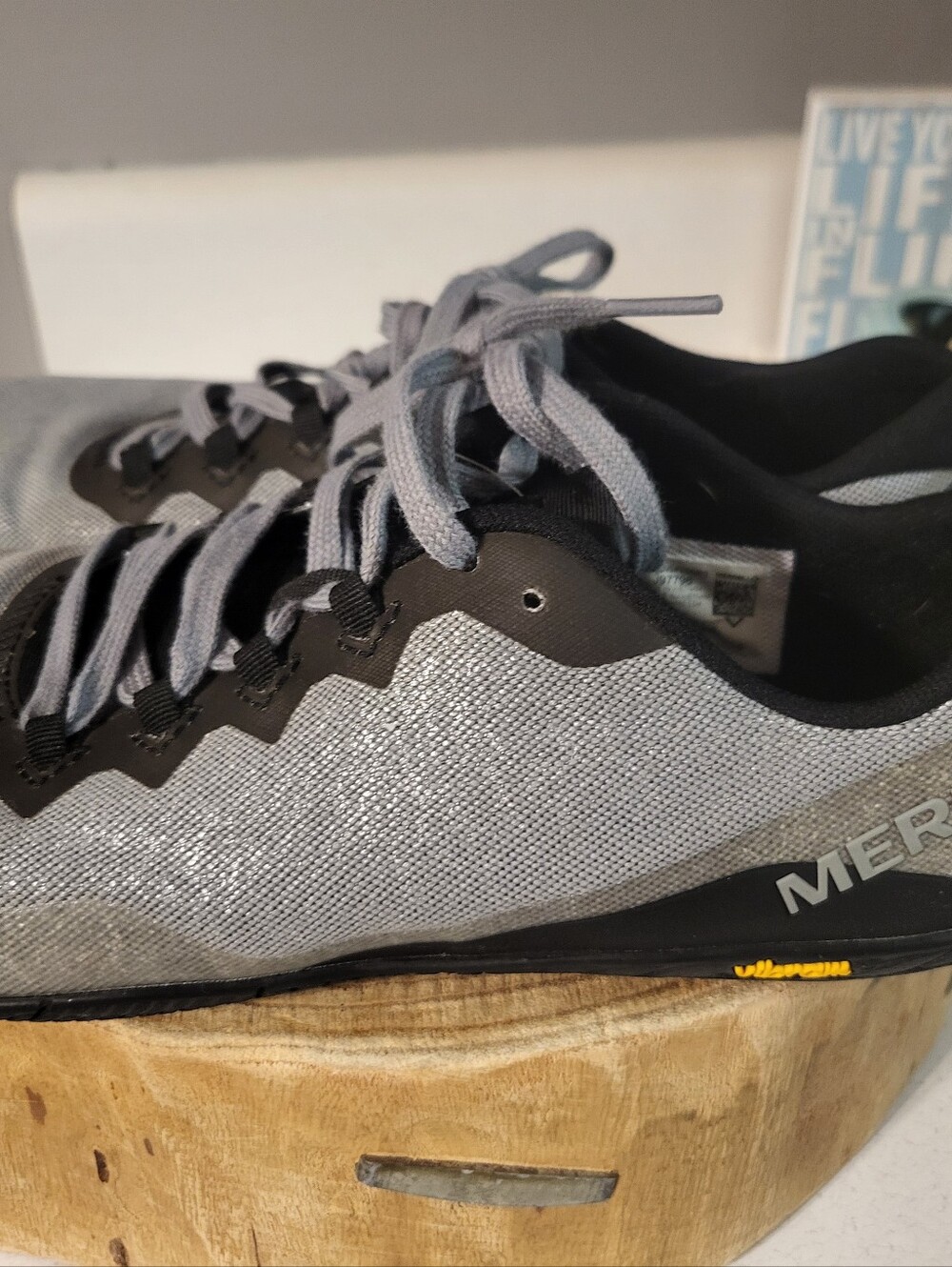 Merrell Shoes Womens 11 Grey Glove 4 Barefoot Minimalist Sneaker Vibram - Picture 3 of 7